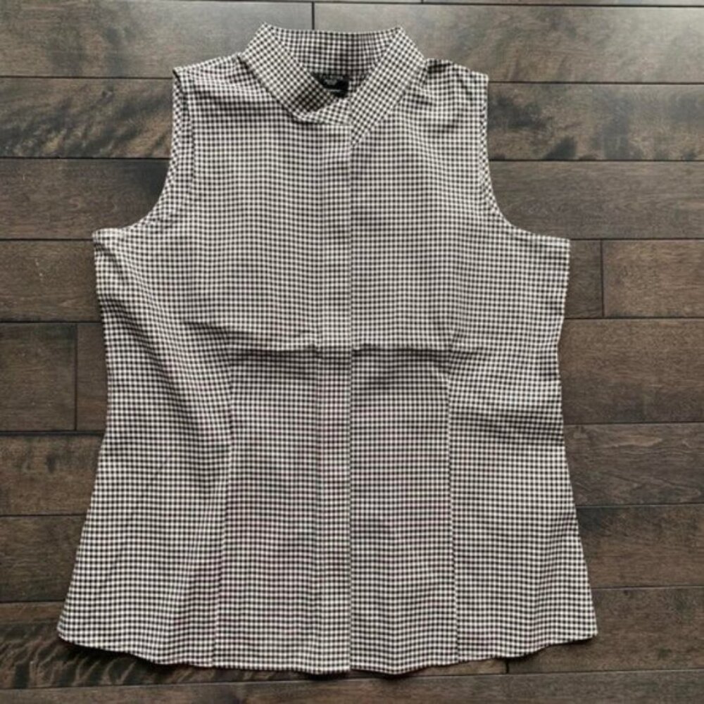 Talbots Checkered Top